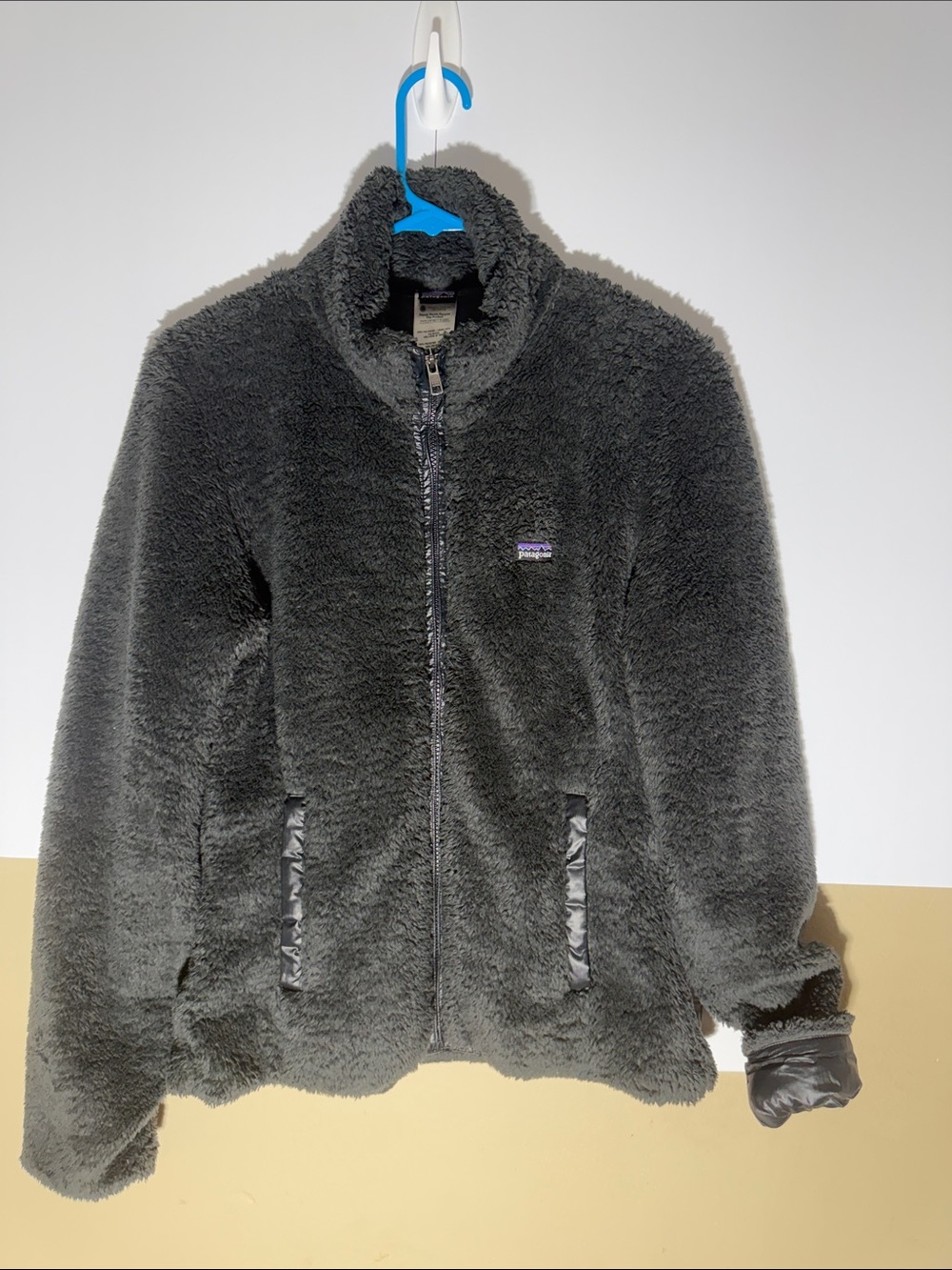 Patagonia Black Plush Full-Zip Fleece Jacket